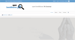 Desktop Screenshot of openboeddhisme.nl